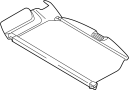 Image of Cargo Cover image for your 2003 Hyundai Santa Fe 3.5L V6 A/T FWD  