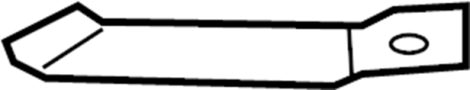Image of Bumper Cover Support Rail (Right, Front, Upper, Lower) image for your Hyundai