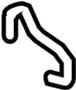 View HOSE-RADIATOR TO RES. HOSE-RADIATOR TO RESERVOIR Full-Sized Product Image