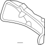 Image of Exhaust Manifold Heat Shield (Left) image for your 2014 Hyundai Elantra GT   