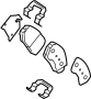 View Disc Brake Pad Set (Front) Full-Sized Product Image