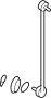 Image of Link. Stabilizer. Bar. Suspension. (Left, Front). Suspension Stabilizer. image for your 2012 Hyundai Santa Fe   