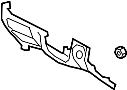 Image of Instrument Panel Knee Bolster (Left, Lower) image for your 2016 Hyundai Elantra   
