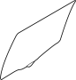Image of Door Glass (Left, Rear) image for your 2025 Hyundai Palisade  Calligraphy Sport Utility 