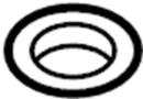 Image of Coil Spring Insulator (Rear, Upper, Lower) image for your 2013 Hyundai Equus   
