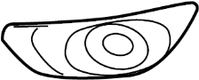 Image of Fog Light Trim (Left, Front) image for your 2012 Hyundai Santa Fe  SE Sport Utility 