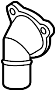 View Engine Coolant Thermostat Housing Full-Sized Product Image
