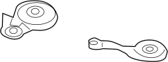 View Engine Cradle Bracket (Left, Front, Rear) Full-Sized Product Image 1 of 2
