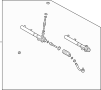 Image of Rack and Pinion Assembly image for your 2018 Hyundai Elantra   