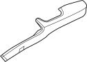 Image of Door Armrest (Left, Front) image for your 1990 Hyundai Sonata   