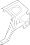 Image of Quarter Panel (Left) image for your 2013 Hyundai Accent   