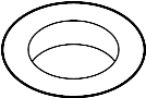 View Coil Spring Insulator (Rear, Upper, Lower) Full-Sized Product Image