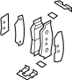 View Disc Brake Pad Set (Rear) Full-Sized Product Image