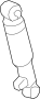 Image of Suspension Shock Absorber (Rear) image for your 2019 Hyundai Ioniq   