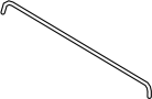 Image of Liftgate Finish Panel Seal image for your 2012 Hyundai Santa Fe  SE Sport Utility 