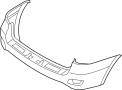 Image of Bumper Cover (Rear, Upper, Lower) image for your 2022 Hyundai Santa Fe