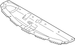 Image of Radiator Support Access Cover (Front, Upper) image for your 2013 Hyundai Sonata   