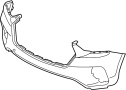 Image of Bumper Cover (Front, Upper) image for your 2012 Hyundai Tucson   