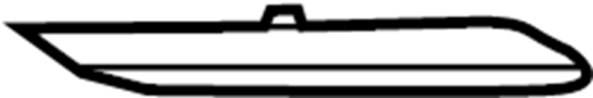 Image of Bumper Cover Cap (Right, Front) image for your 2003 Hyundai Santa Fe 3.5L V6 A/T FWD LX Sport Utility 