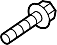 View Bolt. Belt. Tensioner. Mount. Bracket. (Upper) Full-Sized Product Image