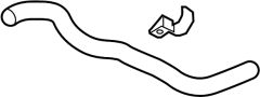 Image of Radiator Coolant Hose (Upper) image for your 2012 Hyundai Santa Fe 3.5L Lambda II V6 A/T FWD GLS Sport Utility 