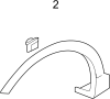 View Clip. Molding. Retainer. Wheel. Rocker. (Front, Rear, Upper, Lower) Full-Sized Product Image