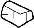Image of Bracket. REINFORCED. Mount. (Left, Lower). A component to which the. image for your 2024 Hyundai Tucson   