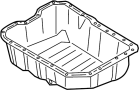 View Engine Oil Pan. PAN ASSEMBLY - ENGINE OIL.  Full-Sized Product Image 1 of 10