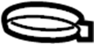 View Clamp. Hose. (Upper, Lower) Full-Sized Product Image
