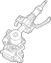 Image of Steering Column (Upper) image for your 2008 Hyundai Tucson   