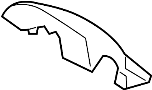 Image of Steering Column Cover (Upper) image for your 2013 Hyundai Santa Fe   