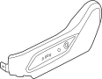 Image of Seat Frame Trim Panel (Front) image for your 2008 Hyundai Santa Fe