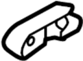 Image of Seat Back Recliner Adjustment Handle (Right) image for your 2024 Hyundai Santa Cruz   