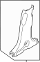 Image of Door Pillar Post Trim Set (Right, Lower) image for your 2012 Hyundai Genesis   