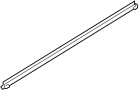 Image of Door Window Belt Weatherstrip (Right, Front) image for your 2010 Hyundai Genesis  3.8 Sedan 