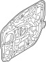 Image of Regulator. Panel. (Right, Front). A mechanical assembly. image for your 2013 Hyundai Accent   