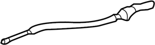 Image of Door Latch Cable (Rear) image for your 2017 Hyundai Santa Fe Sport   