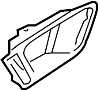 View Interior Door Handle Trim (Right) Full-Sized Product Image 1 of 4
