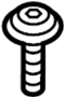 Image of Screw. (Front, Lower). A Screw that is used to. image for your 2010 Hyundai EQUUS