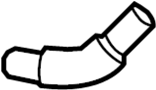 Image of Filler. Hose. Fuel. Neck. Fuel Filler Neck. Hose. image for your 2003 Hyundai Tiburon   