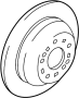 Image of Disc Brake Rotor (Rear) image for your 2016 Hyundai Equus   