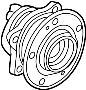 View Wheel Bearing and Hub Assembly (Right, Rear) Full-Sized Product Image