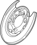 View Brake Backing Plate (Left, Rear) Full-Sized Product Image