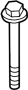 View Suspension Crossmember Bolt (Front, Rear, Upper, Lower) Full-Sized Product Image