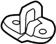 View Liftgate Lock Striker Plate Full-Sized Product Image