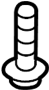 View Screw. Trim. Molding. (Upper, Lower) Full-Sized Product Image
