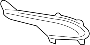 Image of Reflector Panel (Right, Rear) image for your 2021 Hyundai Veloster   