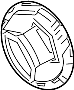 View Headlight Bulb Cap (Rear, Lower) Full-Sized Product Image