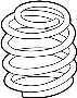 Image of Coil Spring (Front) image for your 2017 Hyundai Elantra  Limited Sedan 