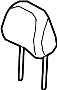 Image of Headrest (Front) image for your 2012 Hyundai Equus   